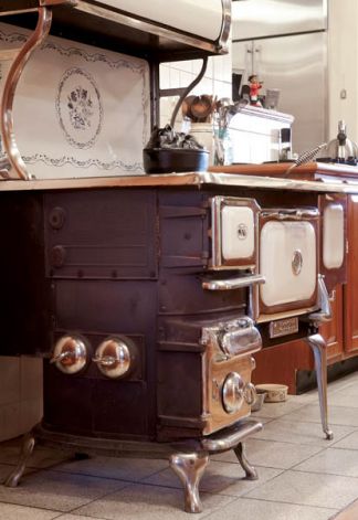 This is truly the stove that Nancy uses both to heat the home and cook!