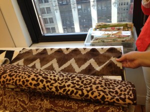 Kravet Fabirs Aerin Lauder's new line.