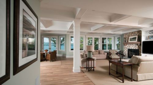 farmhouse-painted-coffered-ceiling
